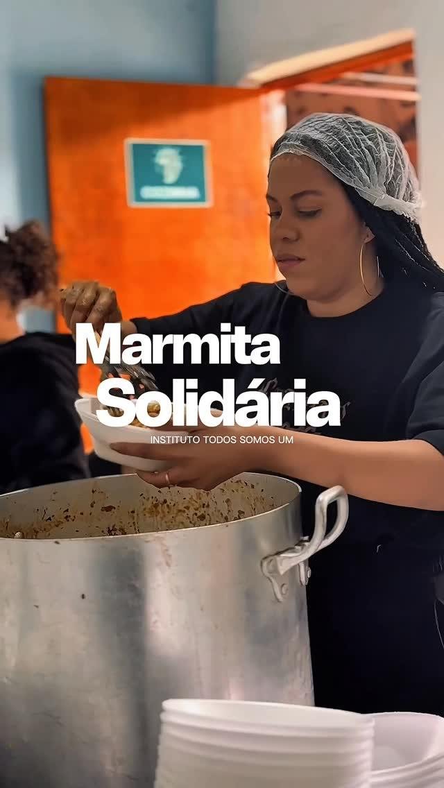 Marmita solidária no Instagram